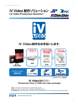 iV Video Production Solution_2014