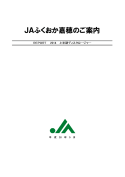 半期開示ディスクロジャー(2014年9月末基準