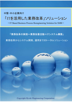 「ITを活用した業務改革」ソリューション