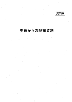 委員からの配付資料（PDF：637KB）