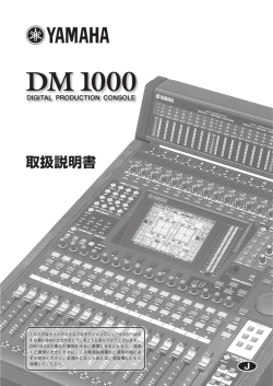 DM1000―取扱説明書