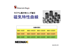 ラジアル異方性リング磁石