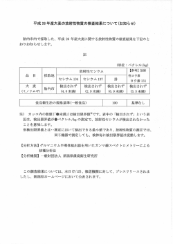 記 (単位コベクレスレ/kg〉