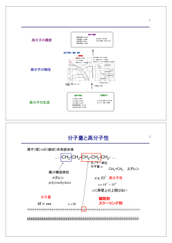 高分子序論 - Biglobe