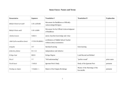 Inoue Enryo: Names and Terms