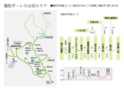 観松平・いろは沼エリア 観松平周遊コース【徒歩2.5km／1.5時間／観