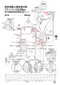 マラソンコース42.195km