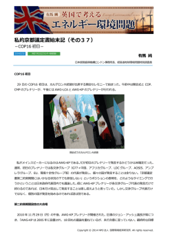 記事全文（PDF） - NPO法人 国際環境経済研究所｜International