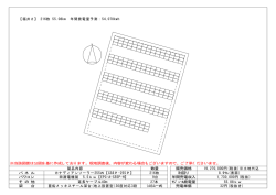 【福井2】 216枚 55.08kw 年間発電量予測：54,070kwh 架 台 そ の 他