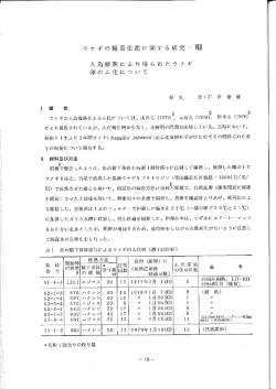 VII 人為催熟により得られたウナギ卵のふ化について（PDF：952KB）