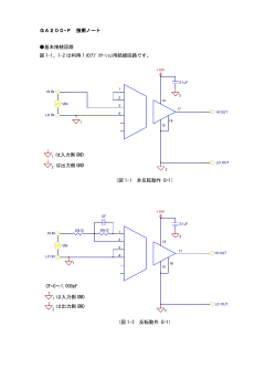 GA200-F 技術ノート 基本接続回路 図 1-1、1