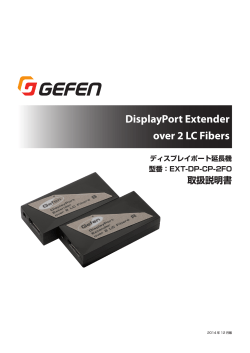 DisplayPort Extender over 2 LC Fibers
