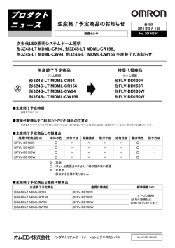 生産終了案内