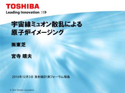 宇宙線ミュオン散乱による原子炉イメージング