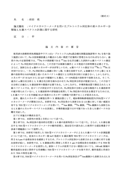 論 文 内 容 の 要 旨
