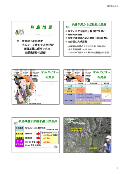 列 島 地 質