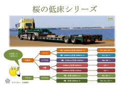 台車探しの ご参考に!! 中落ち 3軸 5,950mm/全長 9,900mm 508, 509