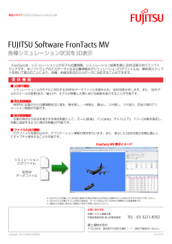 FUJITSU Software FronTacts MV
