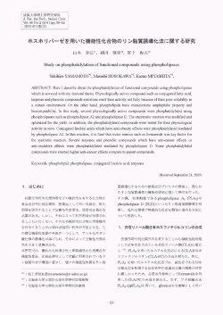 ホスホリバーゼを用いた機能性化合物のリ ン脂質