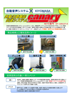 メリット 違い - 建設気象PRO