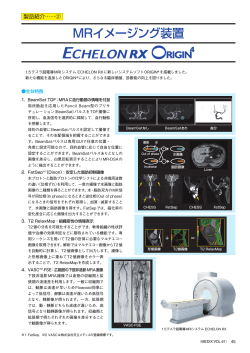 MRイメージング装置 ---- ECHELON RX ORIGIN 4