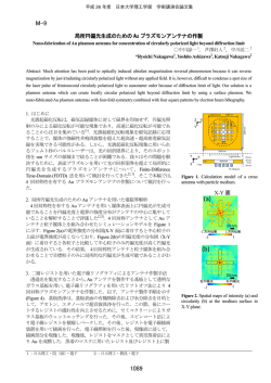 プラズモンアンテナ - 日本大学理工学部