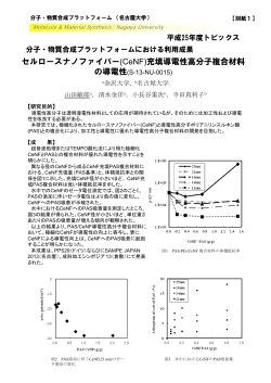 PDFダウンロード - 分子・物質合成プラットフォーム【文部科学省ナノ