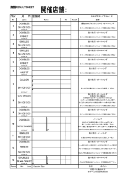 リザルトシート(PDF)