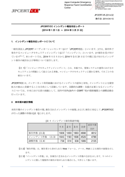 1.07MB デジタル署名付 - JPCERT コーディネーションセンター