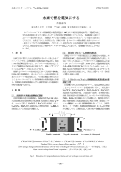 水素で熱を電気にする