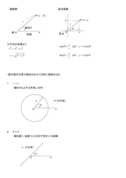極座標と直交座標基本