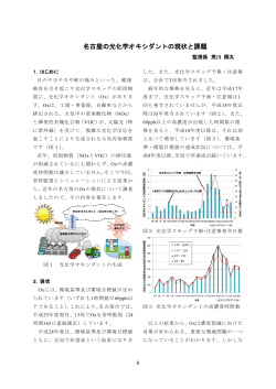 名古屋の光化学オキシダントの現状と課題 (PDF形式