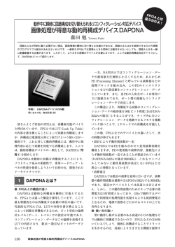 画像処理が得意な動的再構成デバイスDAPDNA