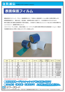 表面保護フィルム