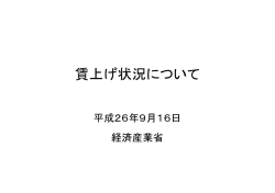 賃上げ状況について（経済産業省）（PDF形式：227KB）