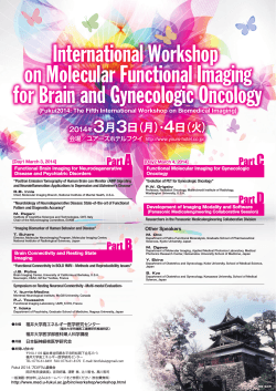 International Workshop on Molecular Functional Imaging for Brain