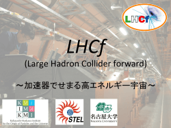 Large Hadron Collider forward - Indico