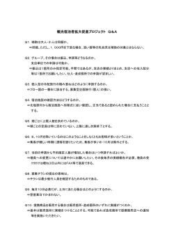 観光宿泊者拡大促進プロジェクト Q＆A(125KBytes)