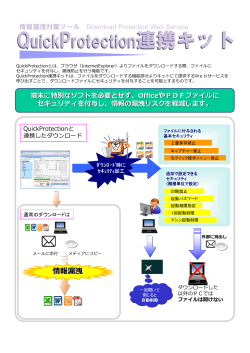 情報の漏洩リスクを軽減します。