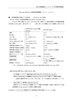 講演レジュメ