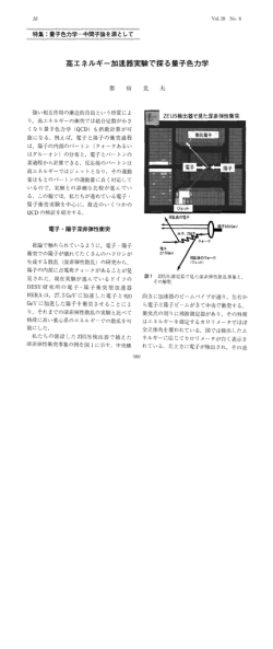 高エネルギー加速器実験で探る量子色力学