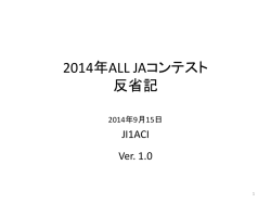 全国優勝 - JI1ACI