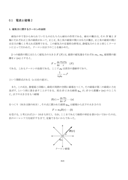 磁場の基本法則