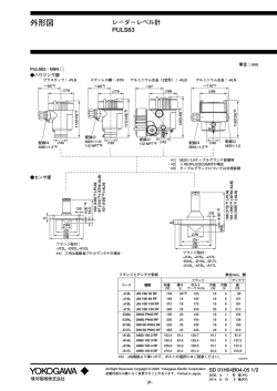 レーダーレベル計 PULS63