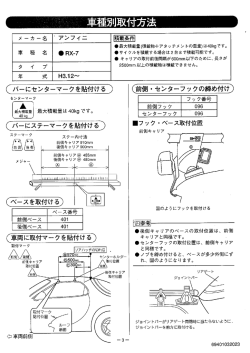 メ ーカー名 ~ アンフィニ 車 種 名 。 RX
