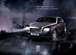 Rolls-Royce Motor Cars Wraith Accessory Collection