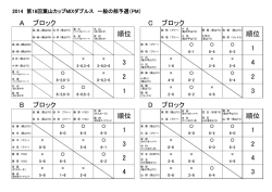 一般の部 予選PM結果(pdf)