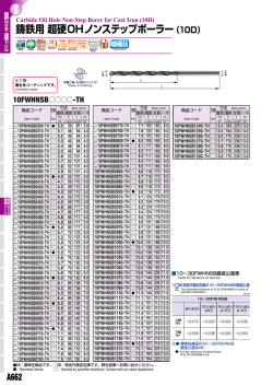 鋳鉄用 超硬OHノンステップボーラー（10D）