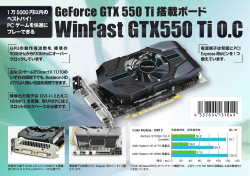 GeForce GTX 550 Ti搭載ボード