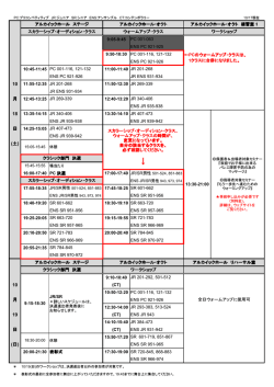 日本予選のスケジュール